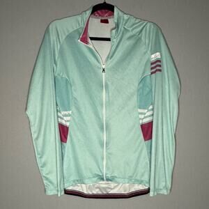 Santic XL Cycling Bike Jersey Long Sleeve Bicycle Jacket Pockets Full Zip